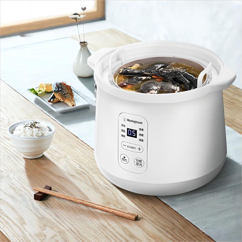 西屋(Westinghouse)隔水精炖 智能菜单 24H预约 电小型隔水电炖盅 WDZ-121!高清大图