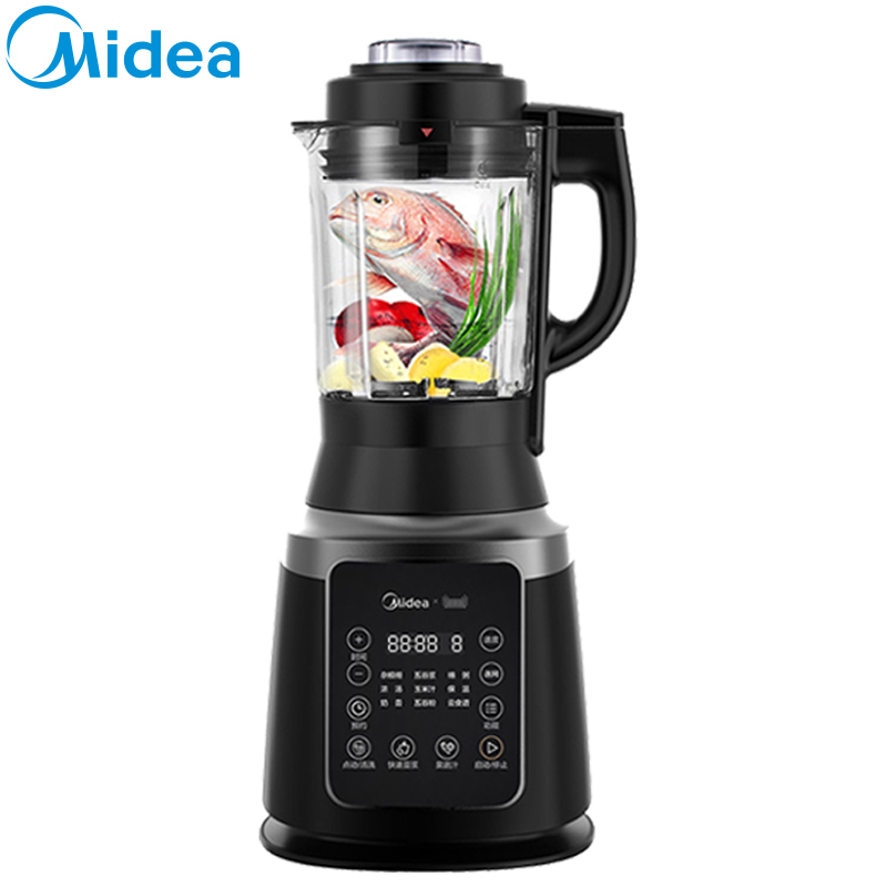美的(Midea) 破壁机 PB210 高速加热料理机免滤 智能菜单一键操作 辅食机 豆浆机 榨汁机果汁机搅拌机