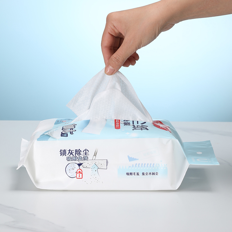 美丽雅 静电拖把除尘纸一次性懒人抹布吸尘纸38*22cm*30片 13742高清大图