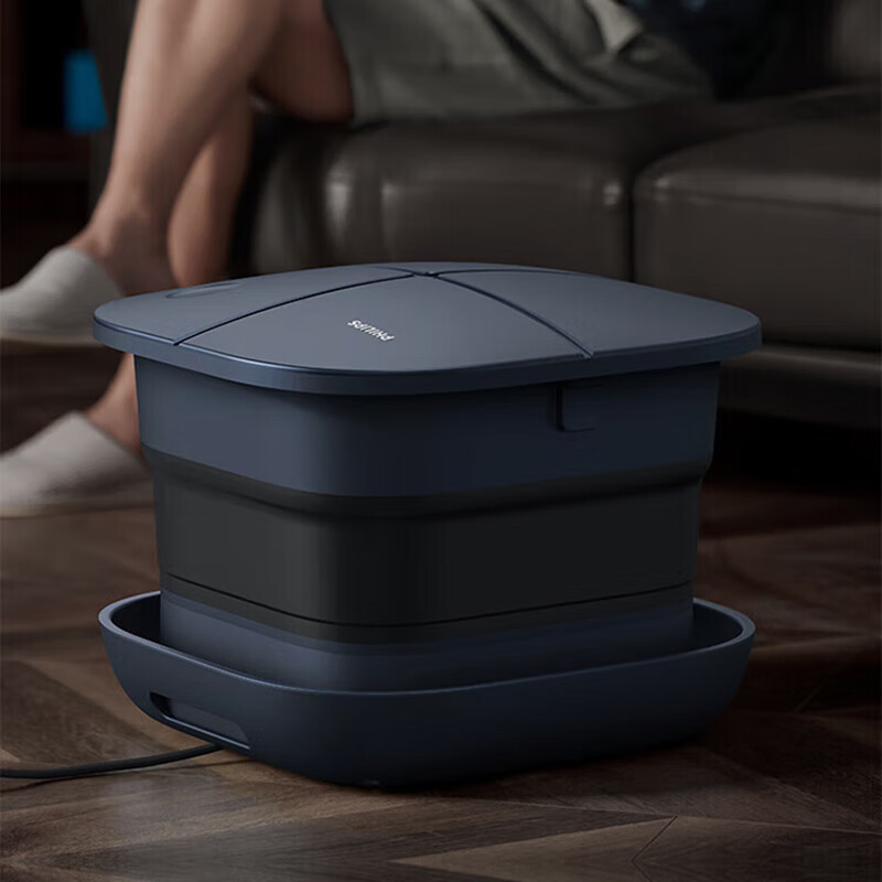 飞利浦(PHILIPS)PPM5103F 足浴按摩盆 9L 800W 220V 3档位无脚轮/ 台高清大图