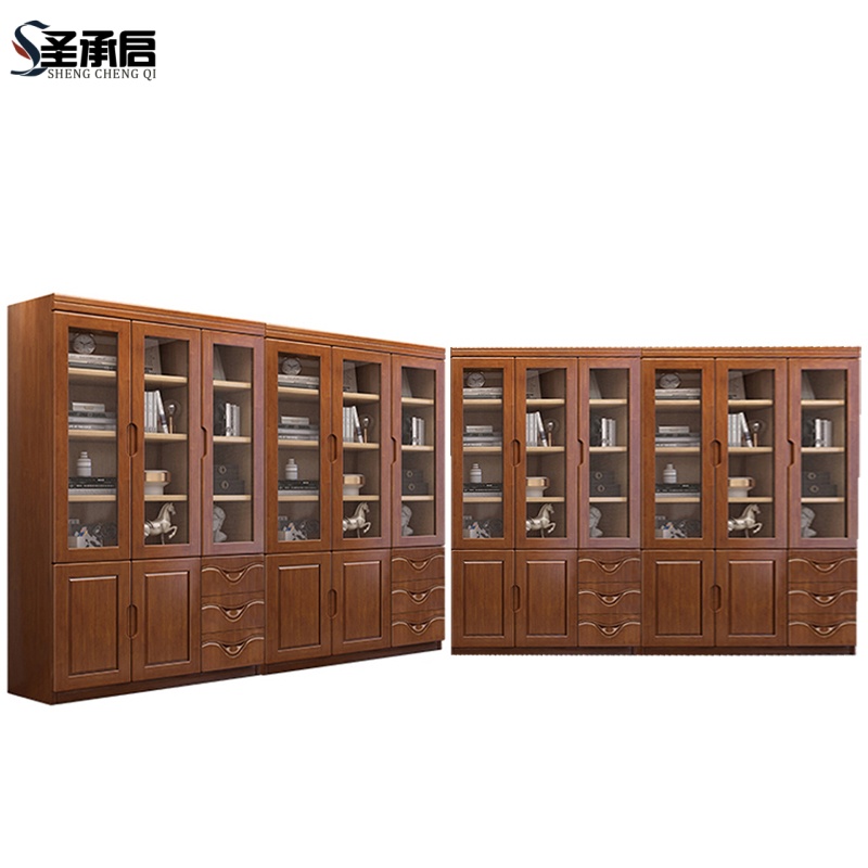 圣承启 办公柜 六门台高清大图