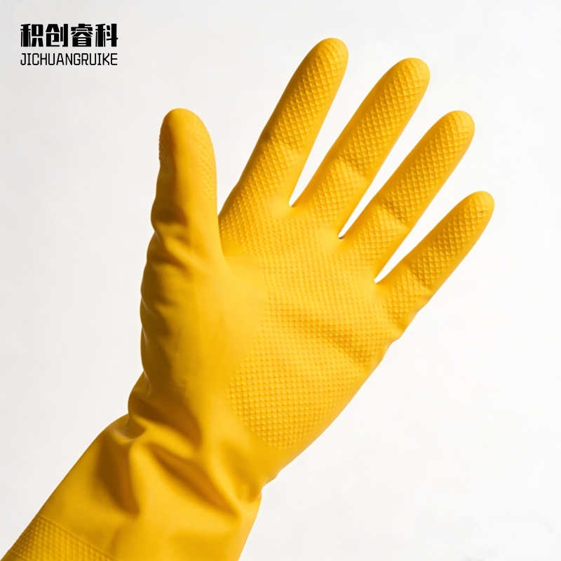 积创睿科 加厚耐磨橡胶手套 JCRK-310722 双高清大图