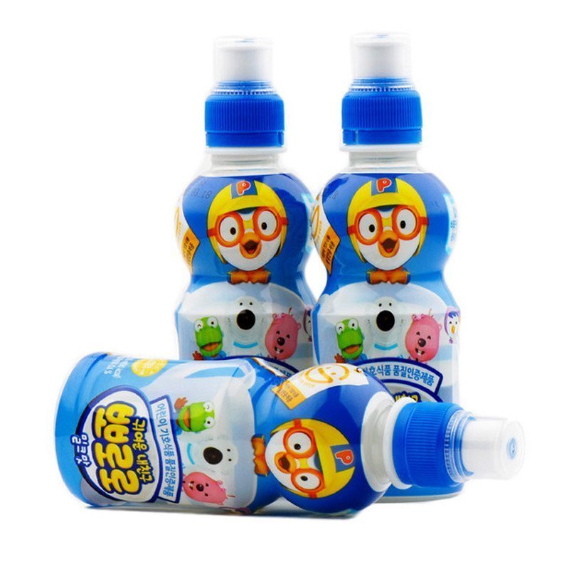 啵乐乐韩国进口牛奶味饮料235ml/瓶