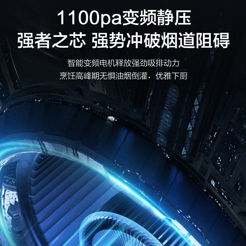 海尔(Haier)吸油烟机顶侧三吸30m³飓风吸力5.0KW液化气烟灶家用套装EC739UD+Q2BE5高清大图