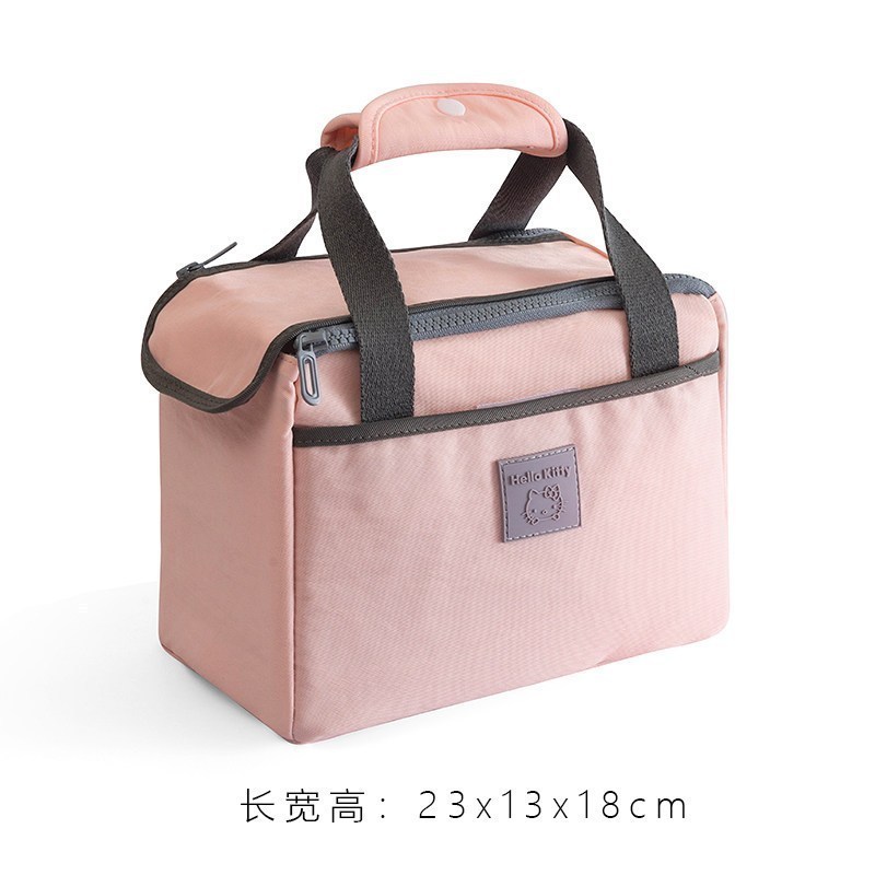 保温饭盒袋子便当袋手提包袋铝箔加厚小学生上班族带饭包大号日式高清大图