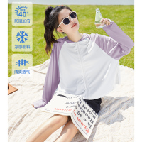 [1.5折价51元]唐狮短款防晒衣女夏季新款透气轻薄款外套春夏户外骑车防晒服