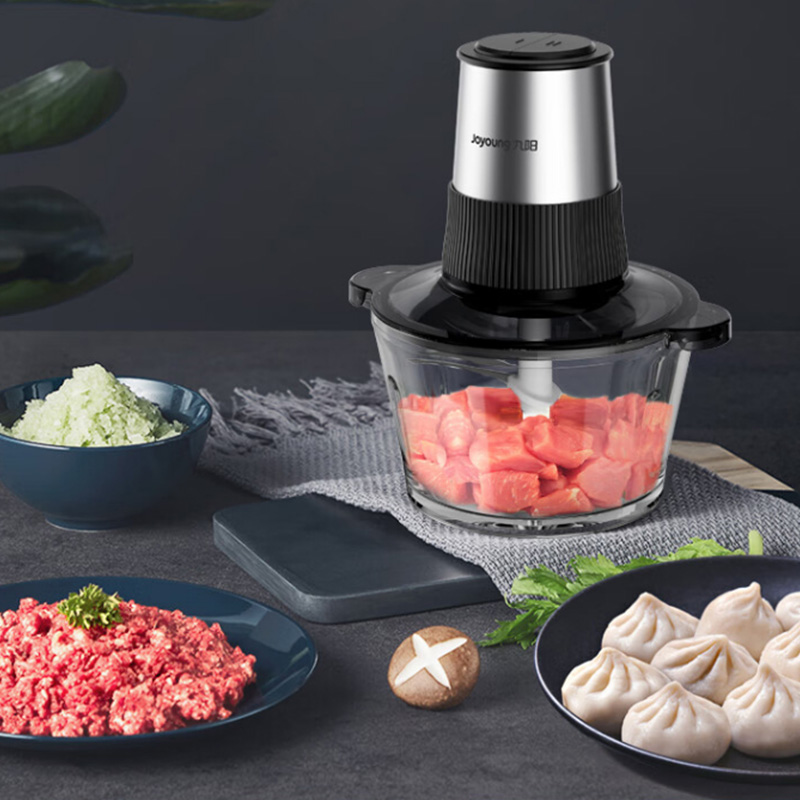 九阳绞肉机1.8L双档斜切条纹设计防滑耐用S18-LA196高清大图