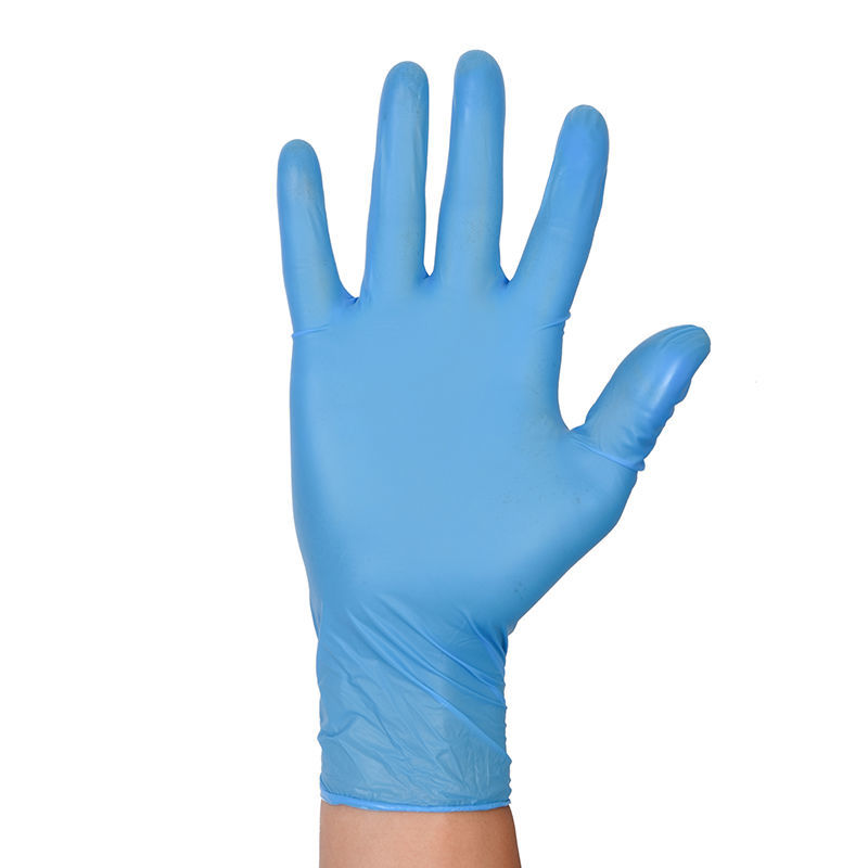 万力一次性pvc丁腈手套复合乳胶手套防水耐磨防酸碱不