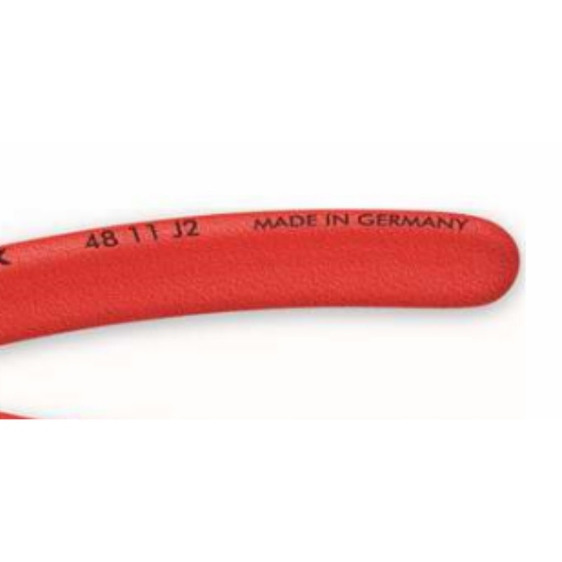 凯尼派克 KNIPEX 48 11 J0140mm精密内卡簧钳(防滑塑料手柄,灰色)