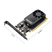 丽台(LEADTEK)NVIDIA Quadro P400 2G GDDR5 64bit/32GBps/CUDA核心256 支持4K/多屏/平面制图设计专业显卡