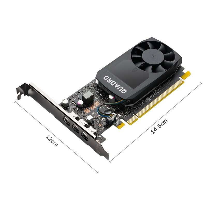 丽台(LEADTEK)NVIDIA Quadro P400 2G GDDR5 64bit/32GBps/CUDA核心256 支持4K/多屏/平面制图设计专业显卡