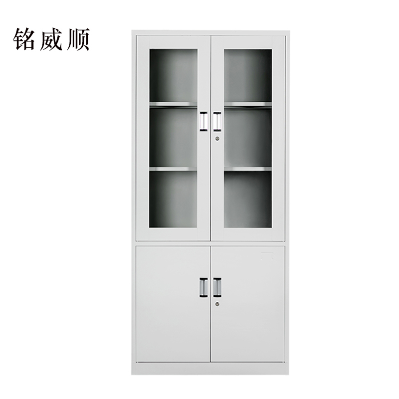 MINGWEISHUN铭威顺钢制资料柜档案柜财务凭证柜带锁储物柜铁皮柜书柜大器械文件柜