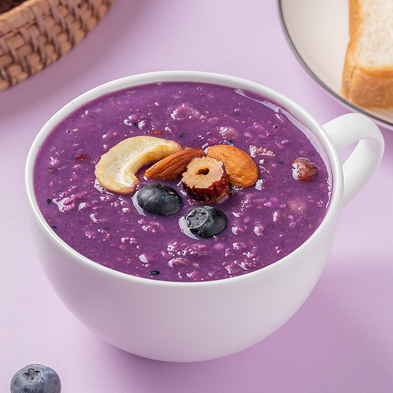 序木堂奇亚籽紫薯魔芋代餐粥免煮速食饱腹代餐主食粉红枣枸杞藕粉营养