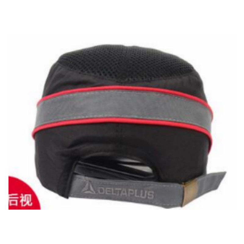 代尔塔 Delta Plus 102150-NO 5厘米帽檐PU涂层聚酰胺轻型防撞帽(黑色)