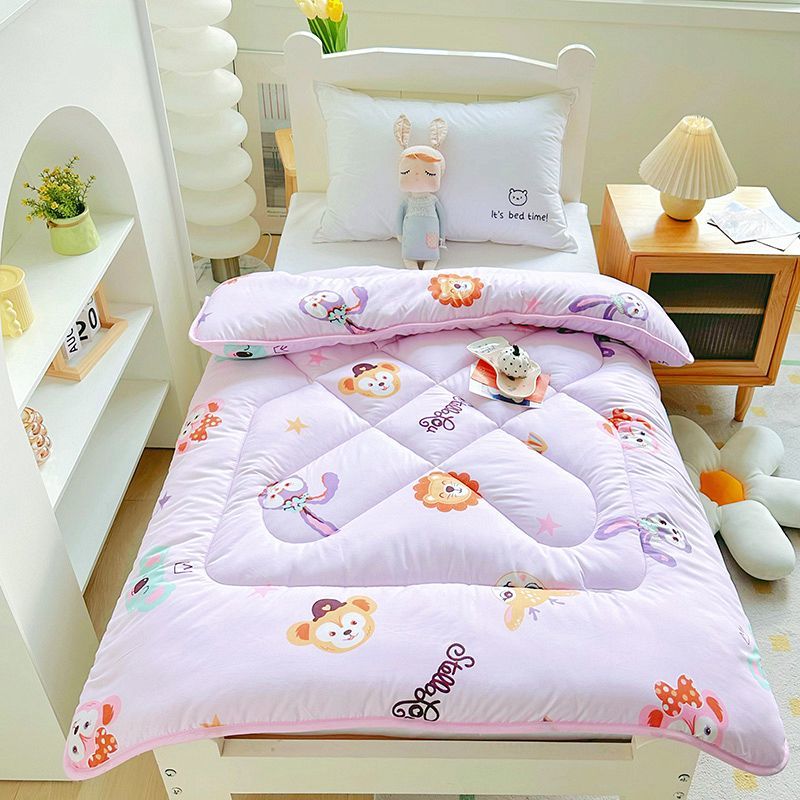 卡通儿童幼儿园冬被加厚保暖午睡被褥婴儿小被子秋冬丝棉被芯高清大图