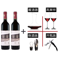 长城武龙解百纳干红葡萄酒750ml*2瓶