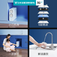 云米软水机全屋净水系统净水器智能家电管线机套餐蓝调600+前置