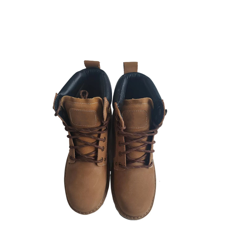 尚诺雅黄色高帮防寒鞋SNYX311双高清大图