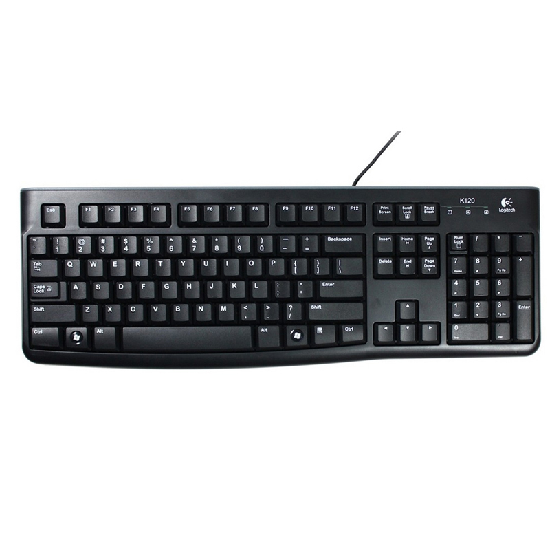 中铁智营(ZTZY))K120有线键盘 USB笔记本台式电脑键盘办公家用静音防水键盘