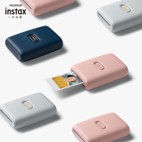 富士(FUJIFILM)INSTAX mini link灰白 快显胶片立拍立得 手机照片打印机 套餐二(含50张相纸)