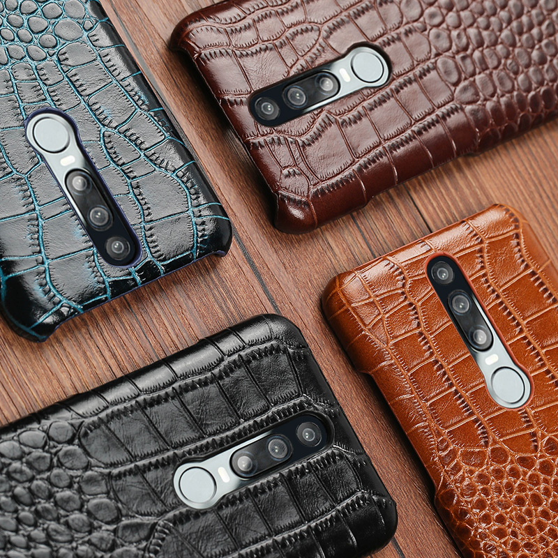 朗斯狄华为maters保时捷限量版手机壳鳄鱼纹真皮保护套个性创意潮牌