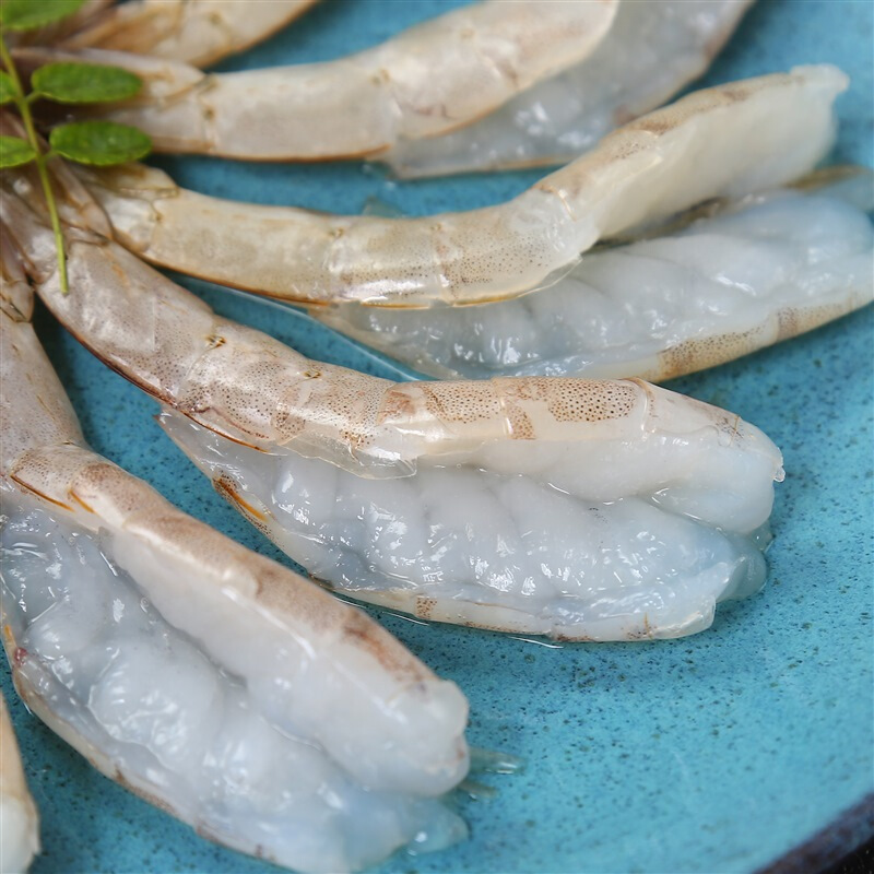 禧美海产 冷冻去头开背南美白虾 200g 袋装 海鲜水产