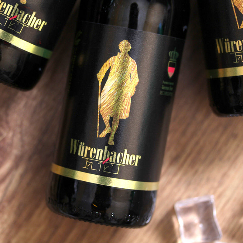 瓦伦丁(Wurenbacher)黑啤啤酒330ml*12瓶(瓶装啤酒)装德国原装进口