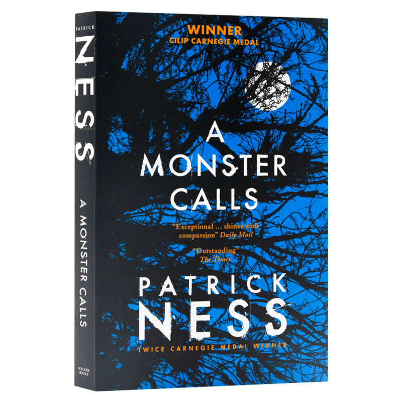 混沌漫步行走 3册合集 [正版]当怪物来敲门 英文原版小说 A Monster Calls 恶魔的呼唤 卡内基金奖 英文
