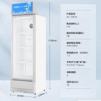 Haier海尔冷柜商用展示柜风冷无霜饮料柜 立式单门冷藏 啤酒冰柜冷保鲜柜 立式冷柜 SC-239JX