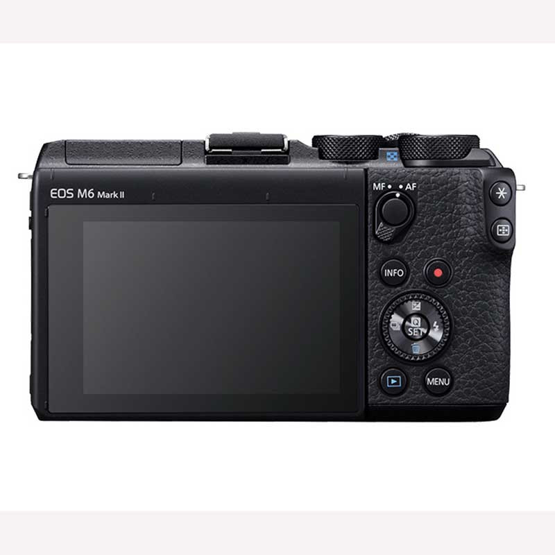 佳能(Canon) EOS M6 Mark II 微单数码相机/照相机15-45 IS STM防抖单镜头套装 3250万像素 4K拍摄 自拍美颜 Vlog相机