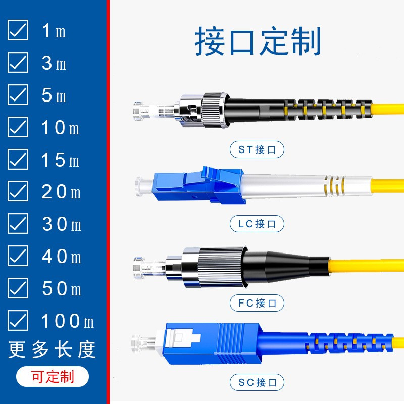 SK-LINK 光纤跳线LC-SC 单模双芯 5米