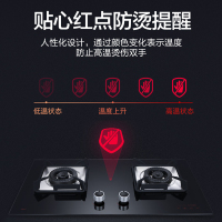 优盟(UM)4.5KW猛火天然气液化气煤气灶嵌入式台式台嵌两用燃气灶双灶一级能效-UZ322 天然气