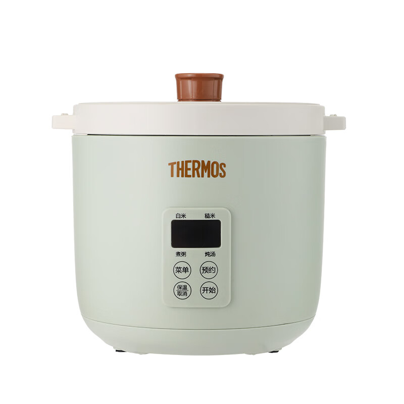 膳魔师 EHA-4113E 电饭锅(电饭煲)奶绿色 300W高清大图