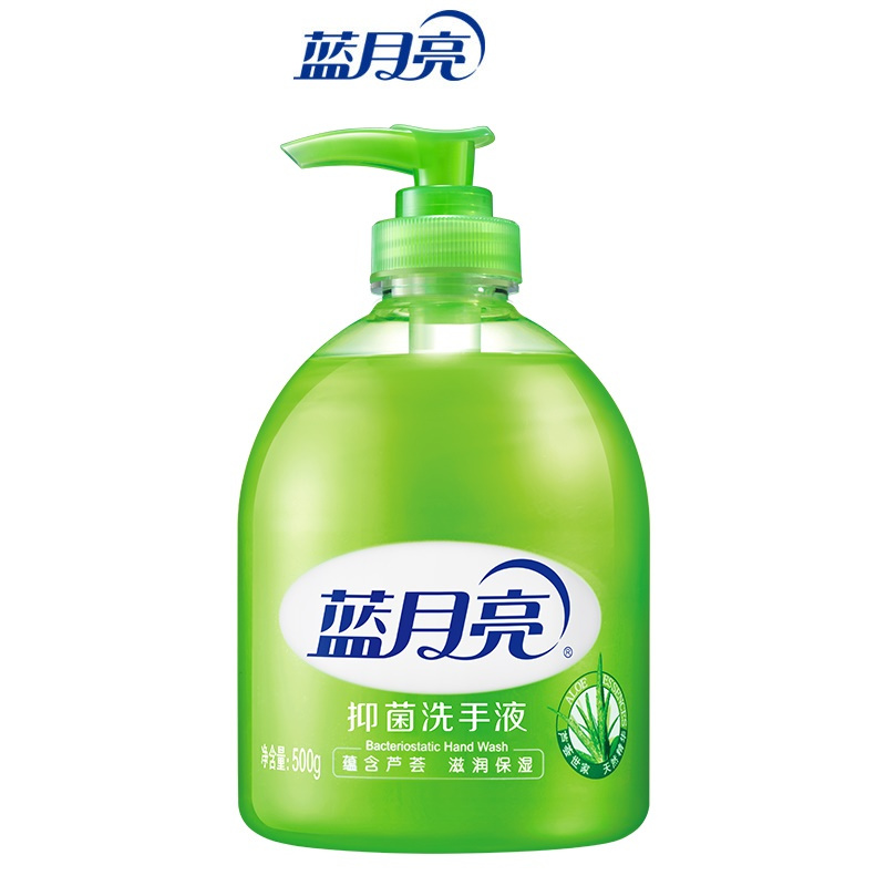 蓝月亮芦荟洗手液500g+芦荟洗手液瓶补500g 6902022130496 6组