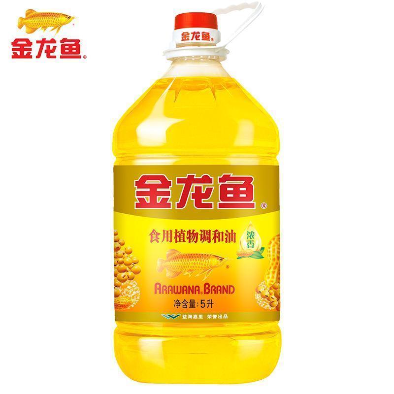 金龙鱼 食用植物调和油-5L