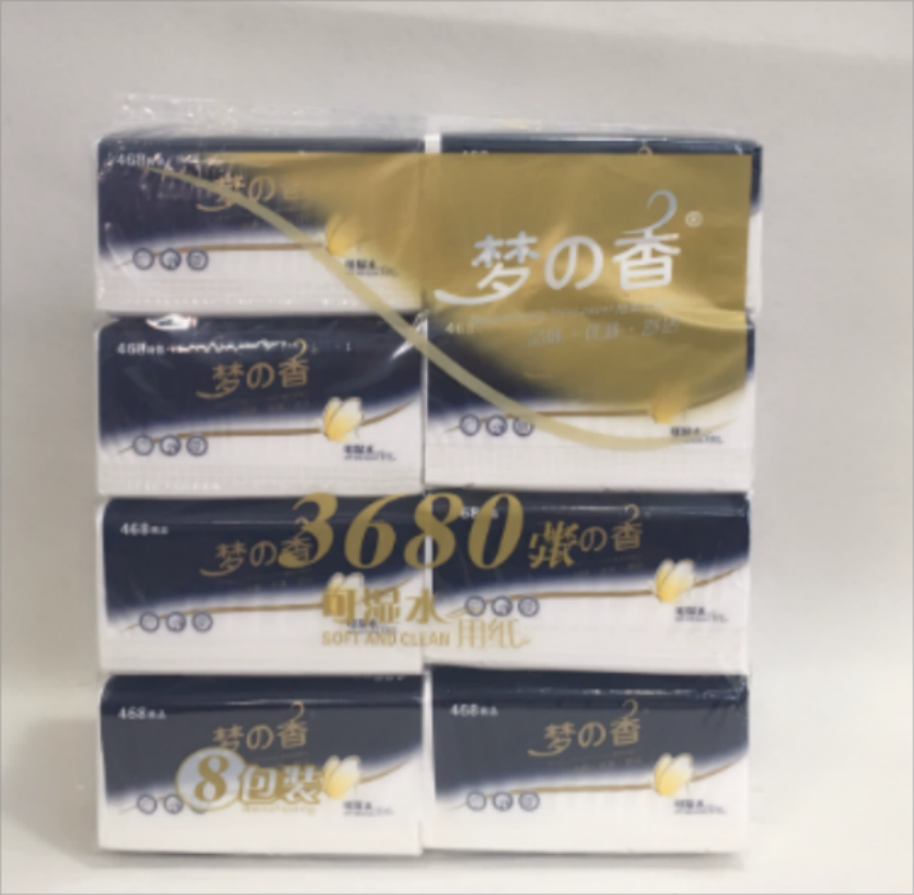 梦の香经典抽纸 4层 115抽1包[1抽4层 135MM*180MM][2400包起订]高清大图