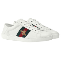 古驰(GUCCI) 白色皮革男士休闲/运动鞋 小白鞋 印花白鞋 473762-A9L60-9067