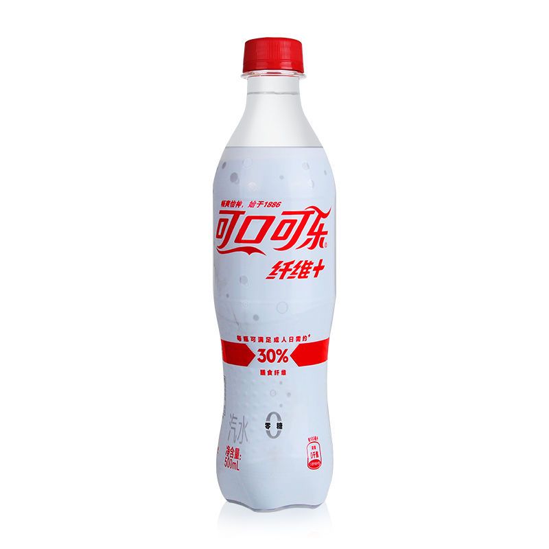 可口可乐膳食纤维500ml*12瓶整箱雪碧纤维可乐汽水碳酸饮料饮品