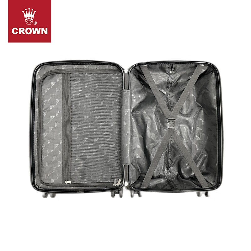 皇冠CROWN行李箱拉杆箱 C-F2029H/20 银灰 20英寸 可登机高清大图