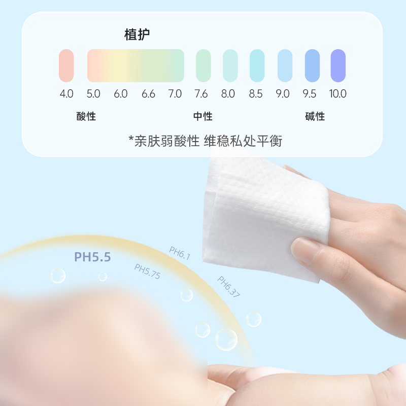 植护纸婴儿手口屁专用加厚大包60抽*3包ZH305099N3高清大图