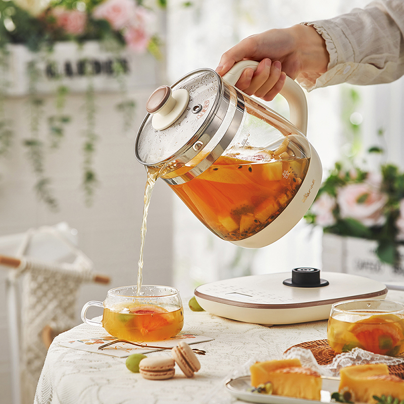 小熊(Bear) 养生壶 煮茶壶煮茶器电热水壶烧水壶 1.5L多功能恒温水壶花茶壶 YSH-D15Y1 滤网版高清大图