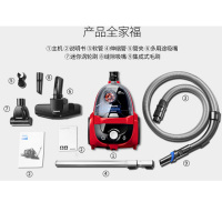 飞利浦(Philips)吸尘器FC8632 家用卧式强力1700瓦大功率迷你手持式吸尘除螨无尘袋尘桶式吸尘器