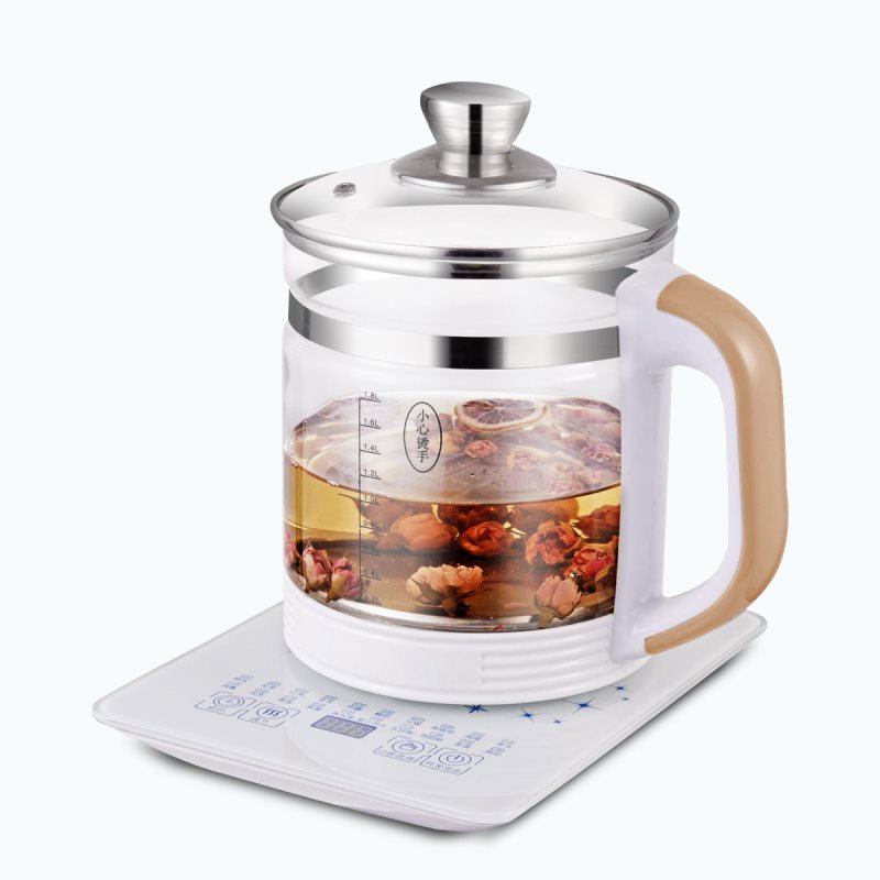 正品申川全自动加厚玻璃煮茶壶电煎药壶多功能分体养生壶