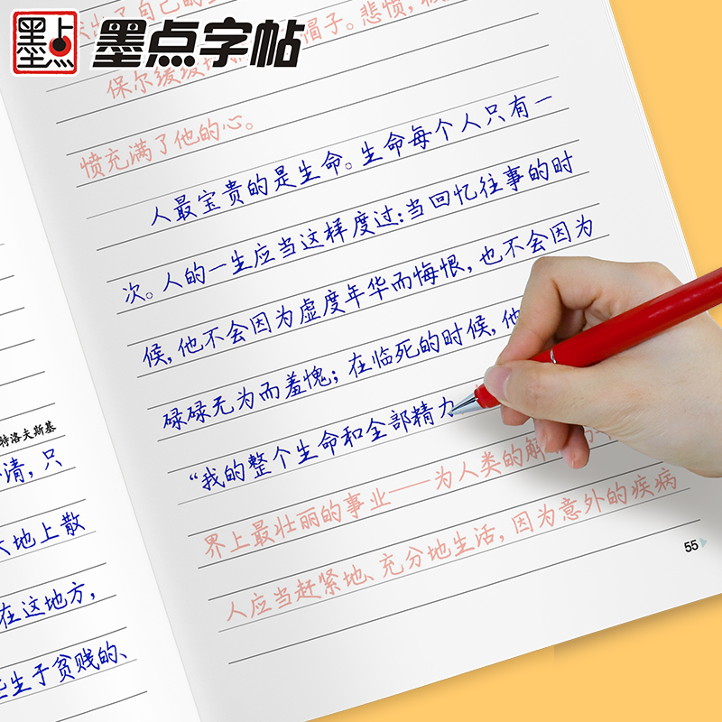 [2册]技法+强化+1支水性圆珠笔 [正版]字帖楷书快写体技法教程强化训练初学者零基础楷书入门教程每日一练大学生初高中生高清大图