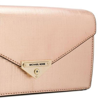 【直营】Michael Kors 迈克·科尔斯 粉金色女士斜挎包 女 30H9LGHC6M-BALLET