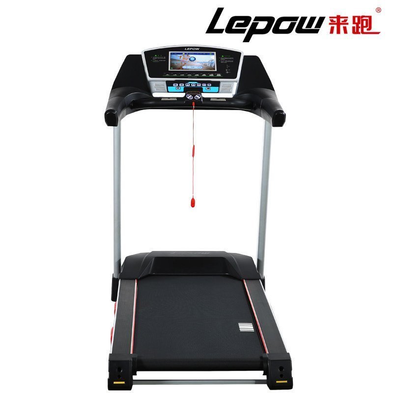 来跑(Lepow) 家用跑步机 M9 静音折叠16段坡度调节 53cm宽跑带轻商用跑步机 白色
