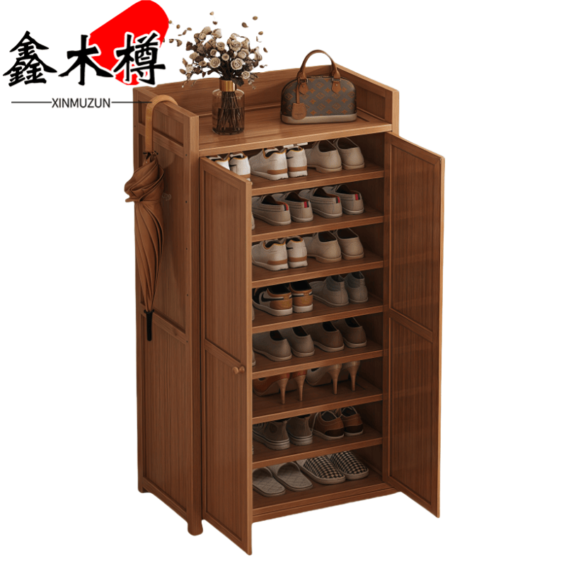 鑫木樽鞋柜600*320*1370mm个高清大图
