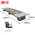 班龙长条会议桌3.5米+12把椅子套