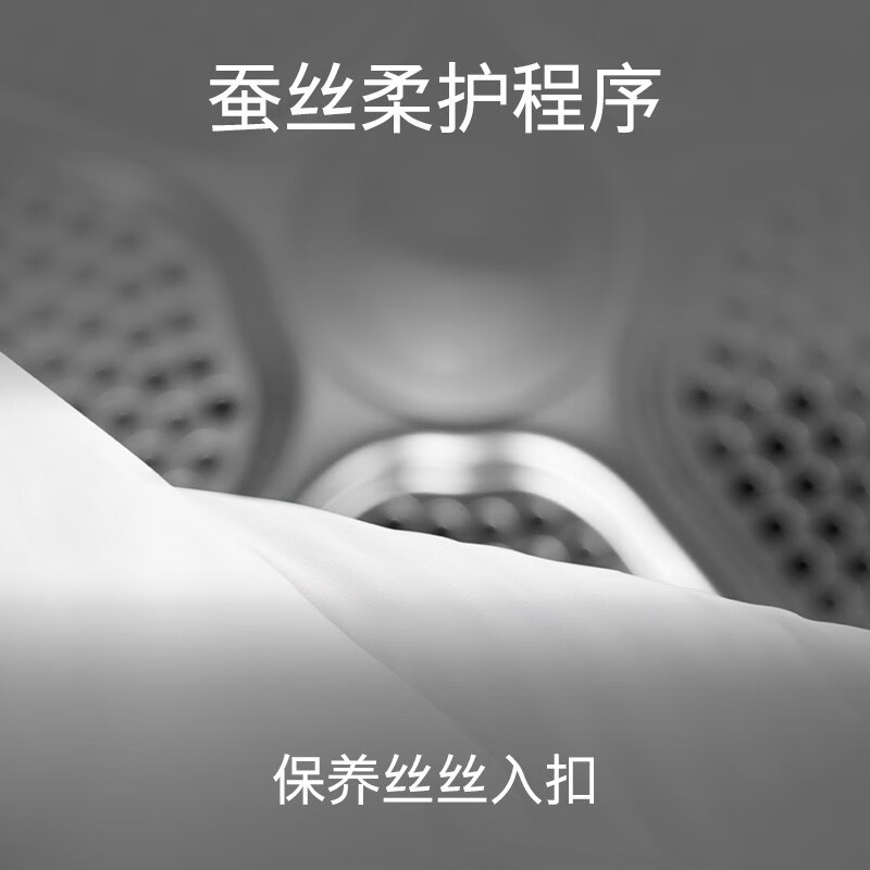 西门子 WQ53E2D80W 全新无界系列10公斤大容量热泵烘干机干衣机家用除菌除螨 精控烘干 蚕丝被柔护高清大图