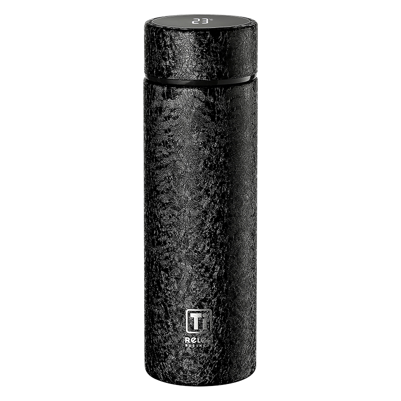 物生物 慕钛保温杯 420ml沉稳黑高清大图